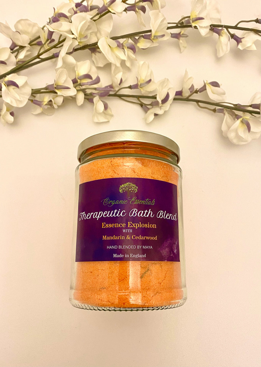 Luxury Bath Blend with Mandarin & Cedarwood Essential Oils
