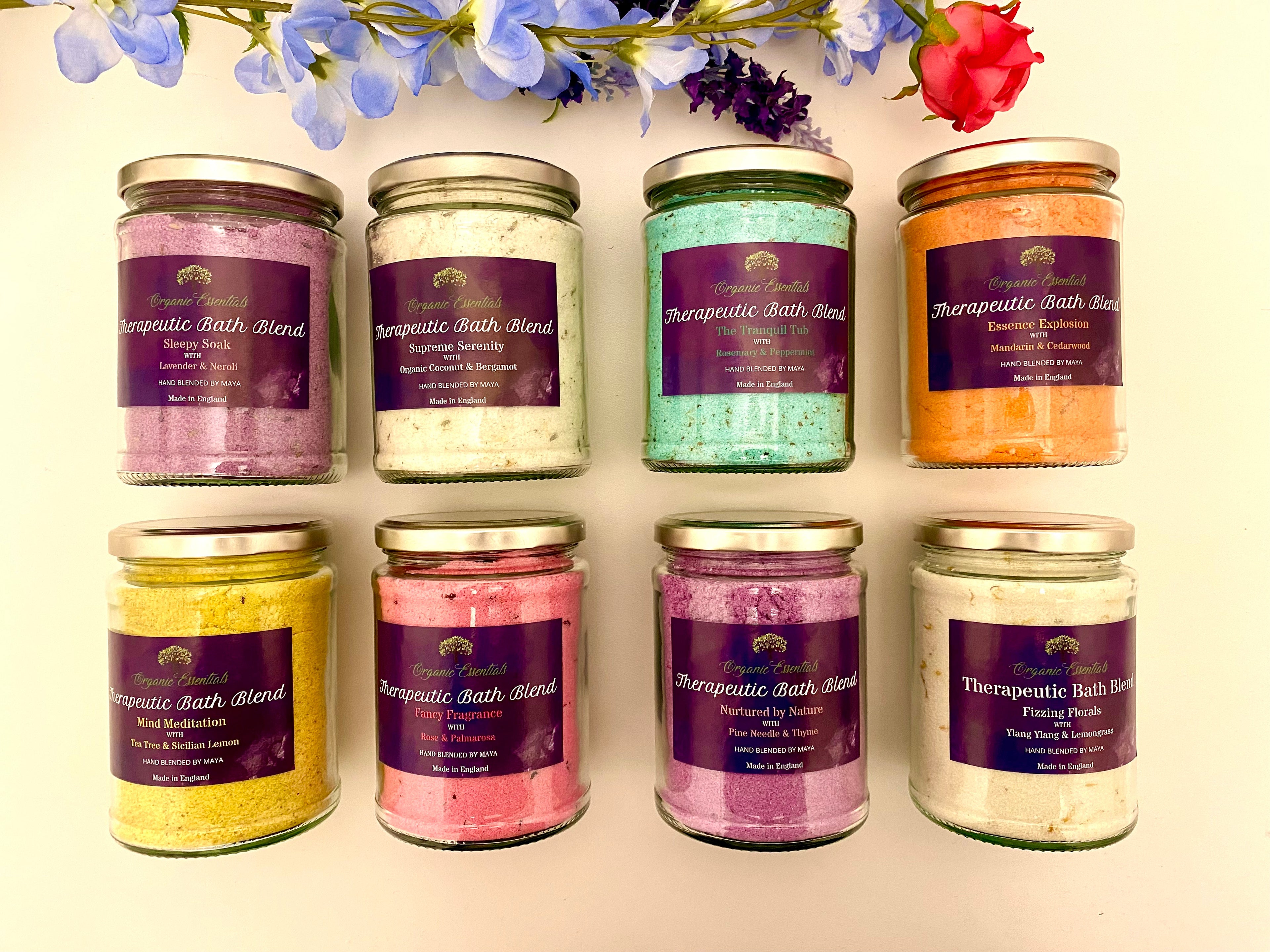 Luxury Bath Blend with Mandarin & Cedarwood Essential Oils