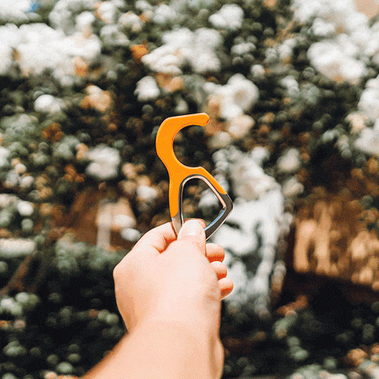 hoo(key) - The Only Patented Antimicrobial Silicone No-Touch Keychain Tool-4